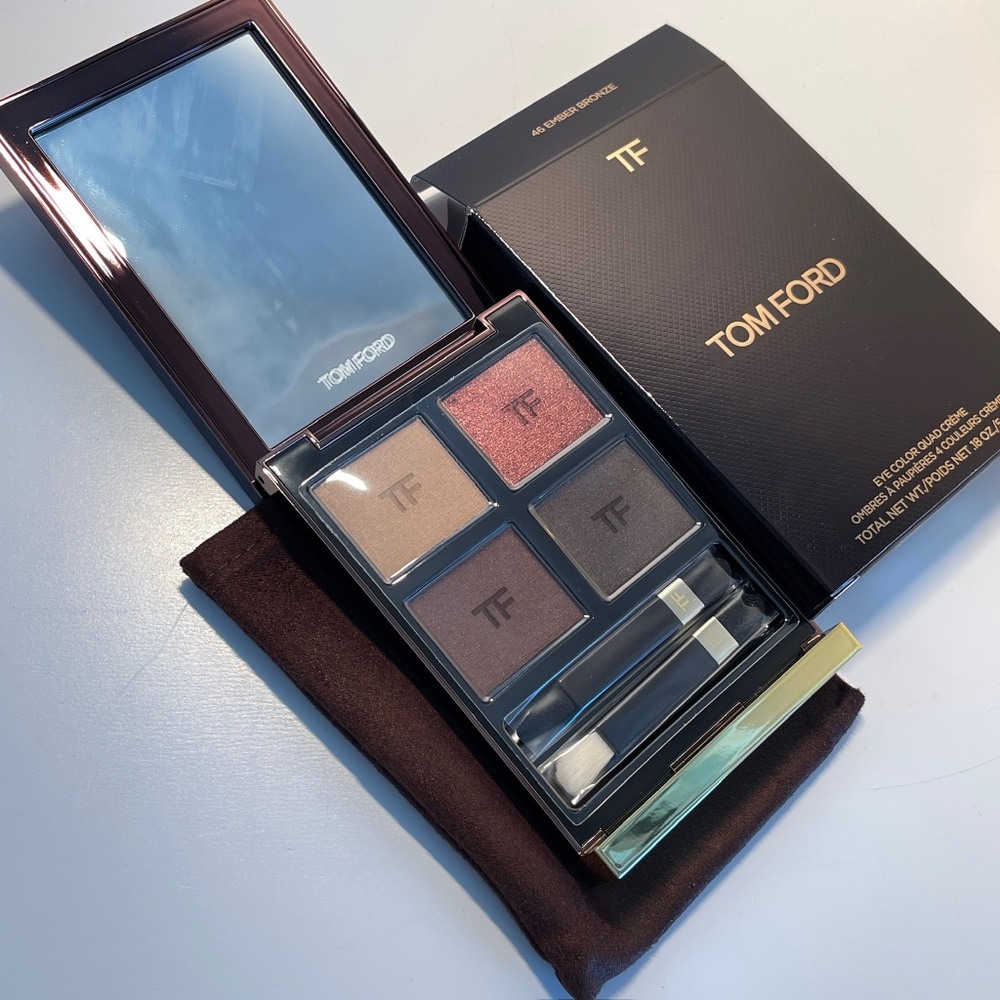NEW in box TOM FORD Eye Color Quad Crème Eyeshadow Palette 46 EMBER BRONZE